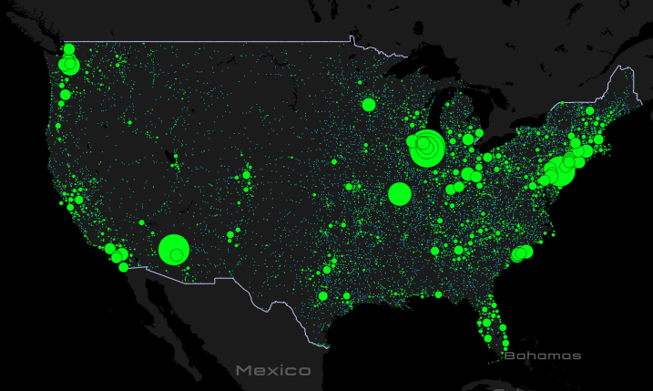 This Map Shows UFO Hot Spots Across the United States | Motherboard